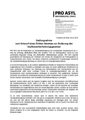 Pro Asyl Stellungnahme AsylbLG