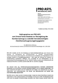 Entwurf des geplanten Familiennachzugsneuregelungsgesetz