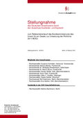 Zum Referentenentwurf des Bundesministeriums des Innern für ein Gesetz zur Umsetzung der Richtlinie 2011/95/EU