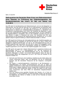 DRK Stellungnahme Entfristung des Integrationsgesetzes