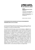 Stellungnahme von Pro Asyl vom 19. Mai 2021