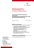 Zum Entwurf eines Ersten Gesetzes zur Änderung des Abschiebungshaftvollzugsgesetzes des Landes Brandenburg