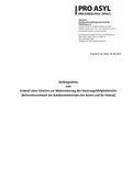 Pro Asyl, Stellungnahme StAGModG, Juni 2023