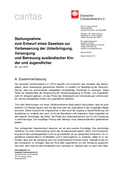 Zum Gesetzesentwurf zur Verbesserung der Situation ausländischer Kinder und Jugendlicher 