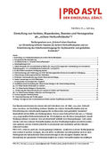 Zum "Entwurf eines Gesetzes zur Einstufung weiterer Staaten als sichere Herkunftsstaaten und zur Erleichterung des Arbeitsmarktzugangs für Asylbewerber und geduldete Ausländer"
