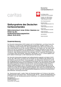 Stellungnahme Caritasverband