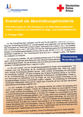 Link zur Broschüre "Krankheit als Abschiebungshindernis"