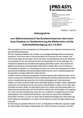 Zum Referentenentwurf des Bundesministeriums des Innern eines Gesetzes zur Neubestimmung des Bleiberechts und der Aufenthaltsbeendigung vom 07.04.2014