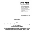 Stellungnahme Geordnete-Rückkehr-Gesetz Pro Asyl