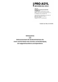 Stellungnahme Pro Asyl, Gesetzentwurf Beschleunigung Asylverfahren, Oktober 2022